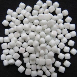Witte Micro glassteentjes 5 mm